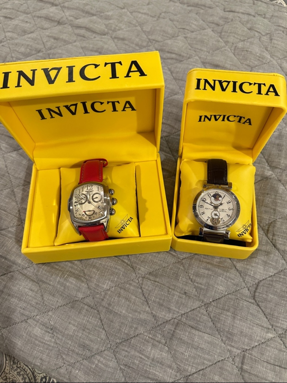 Invicta Watch Bundle – 2 Men’s Watches w/ Boxes – Great Condition!